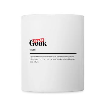 Cadeaux Geek - définition humour geek - Mug blanc - blanc - Devant