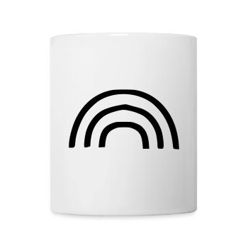 Arc-en-ciel - Mug blanc - blanc - Devant