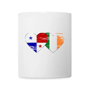 Drapeau de l’Irlande du Panama utilisé - Mug blanc - blanc - Devant