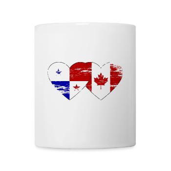 Drapeau du Panama Canada utilisé - Mug blanc - blanc - Devant