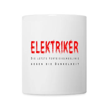 Elektriker Handwerker Design - Tasse - Weiß - Vorne