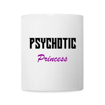 Psychotische Prinzessin - Tasse - Weiß - Vorne