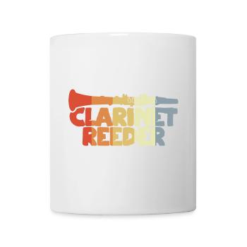 Klarinetten Blatt - Tasse - Weiß - Vorne