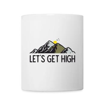 Montagnes - Let’s Get High - Mug blanc - blanc - Devant