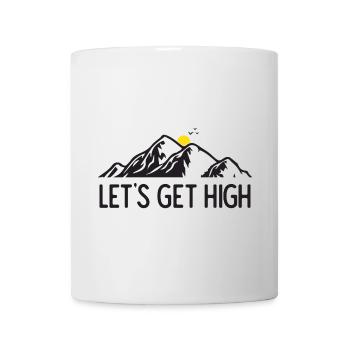 Montagnes - Let’s Get High - Mug blanc - blanc - Devant