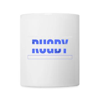 Rugby forever my sport my passion blue - Mug - white - Front