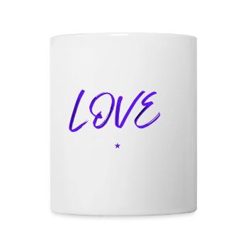 Ich liebe Basketball blau - Tasse - Weiß - Vorne