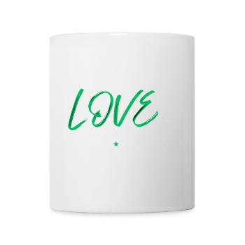 Love basketball green - Mug - white - Front