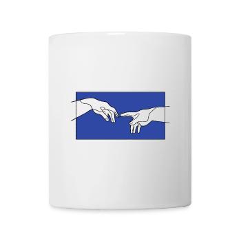 La création des mains d’Adam - Mug blanc - blanc - Devant