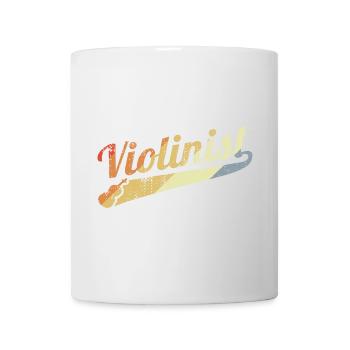 Joueur de violon rétro - Mug blanc - blanc - Devant
