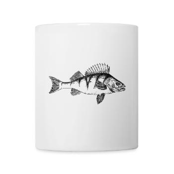 Barsch Perch Motiv - Tasse - Weiß - Vorne