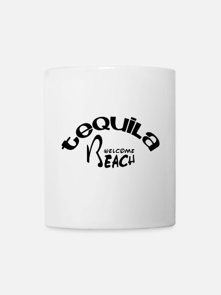 Willkommen Strandbogen - Tasse - Weiß