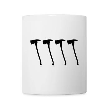 Feuerwehraxt - Tasse - Weiß - Vorne