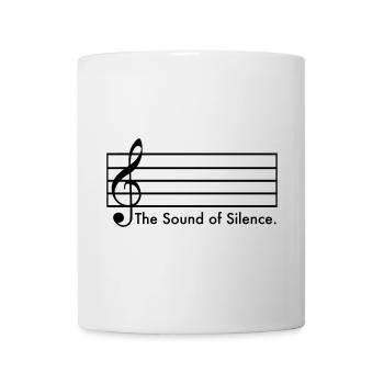 The Sound of Silence - Tasse - Weiß - Vorne