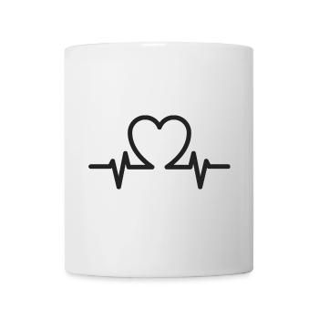 Pulse Heartline Emblem - Mug - white - Front