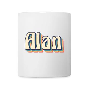 Alan t-shirt retro vintage t-shirt gift idea - Mug - white - Front
