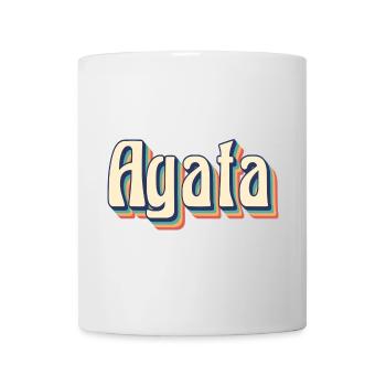 Vintage Retro Achat T-Shirt T-Shirt Geschenkidee - Tasse - Weiß - Vorne
