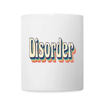 Disorder Retro Vintage T-Shirt des années 70 - Mug blanc - blanc - Devant