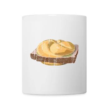 Österreichisch / Bayrische Leberkassemmel - Tasse - Weiß - Vorne