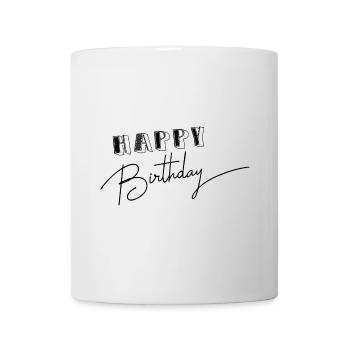 HAPPY BIRTHDAY - Mug blanc - blanc - Devant