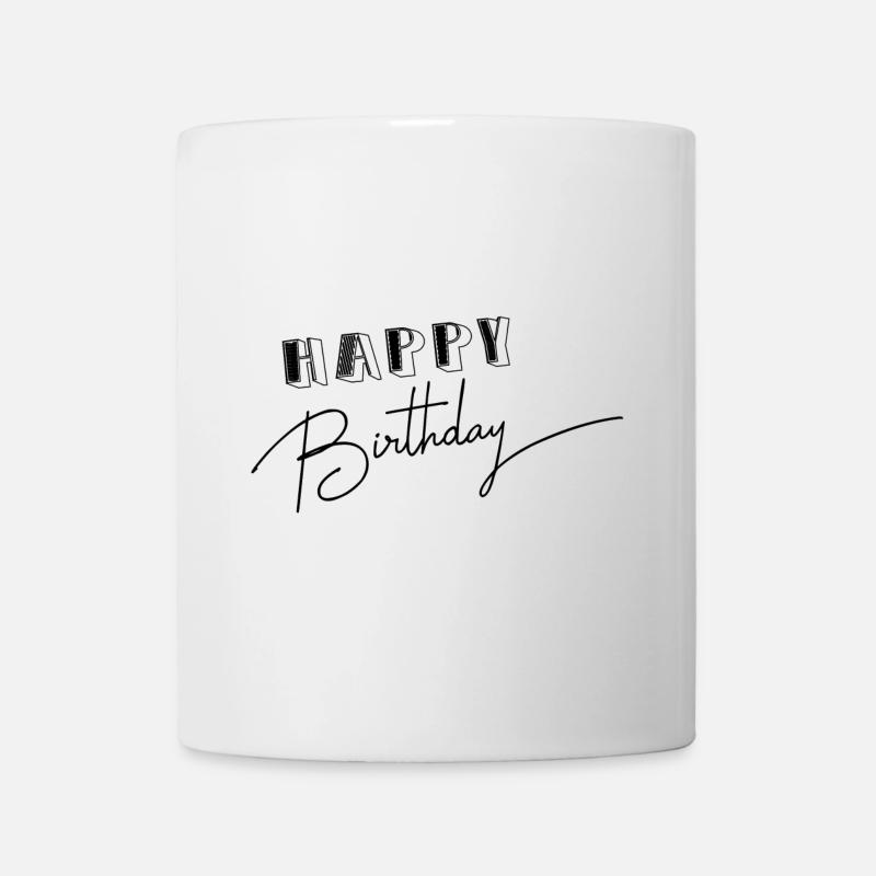 HAPPY BIRTHDAY - Mug blanc - blanc