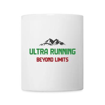 Ultra Running - Au-delà des limites - Mug blanc - blanc - Devant
