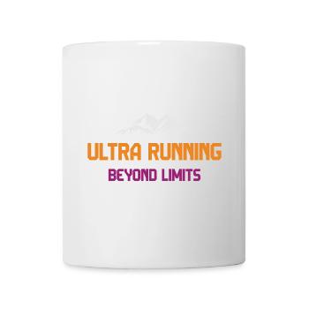 Ultra Running - Au-delà des limites - Mug blanc - blanc - Devant