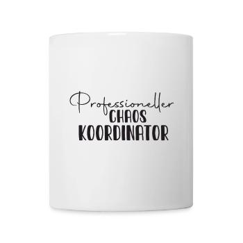 Coordinateur professionnel du chaos - Mug blanc - blanc - Devant