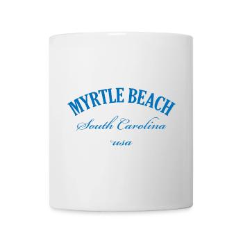 Myrtle Beach Caroline du Sud Design rétro - Mug blanc - blanc - Devant