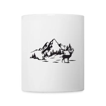 Gebirge - Tasse - Weiß - Vorne