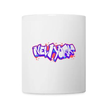 New York Horizontales Graffiti 1 - Tasse - Weiß - Vorne