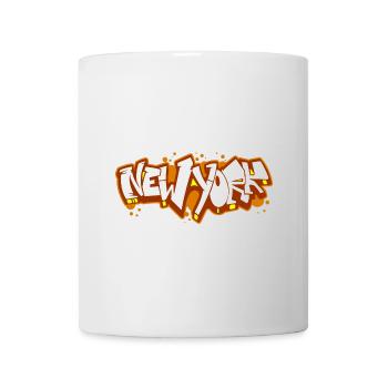 New York Horizontal Graffiti 4 - Mug - white - Front