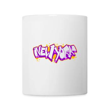 New York Horizontales Graffiti 3 - Tasse - Weiß - Vorne