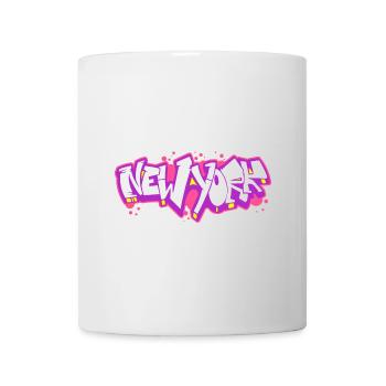 New York Horizontales Graffiti 2 - Tasse - Weiß - Vorne