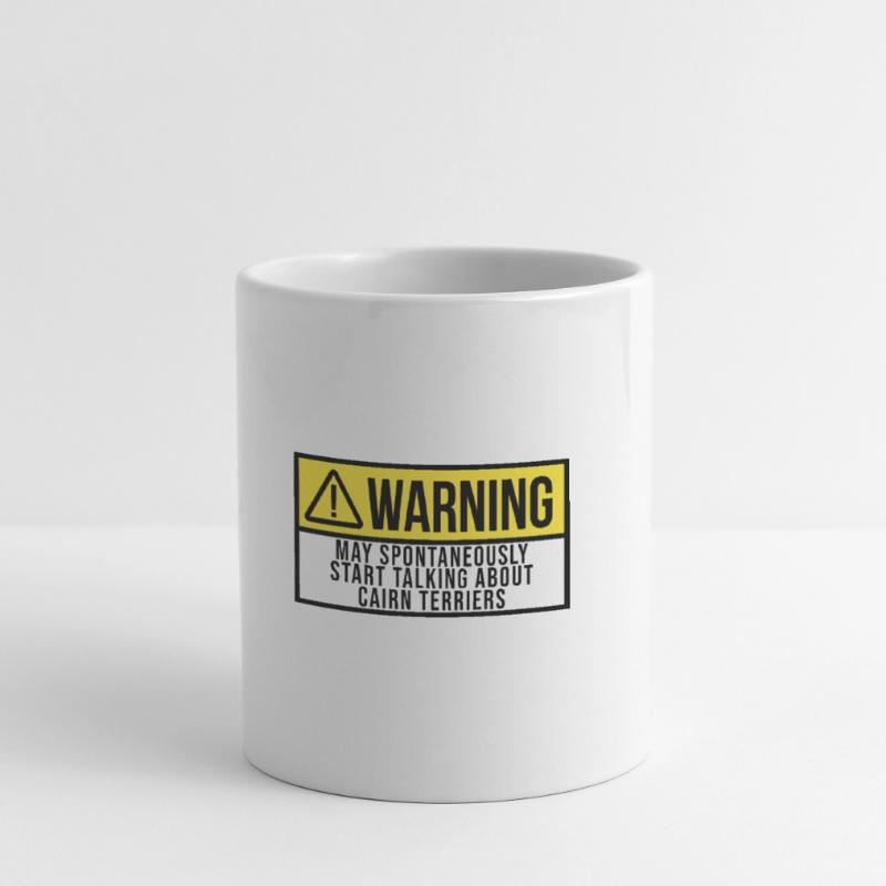 Cairn terrier Mug blanc