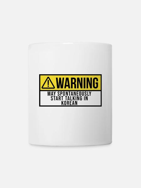 Koreanisch Koreanisch Koreanisch - Tasse - Weiß