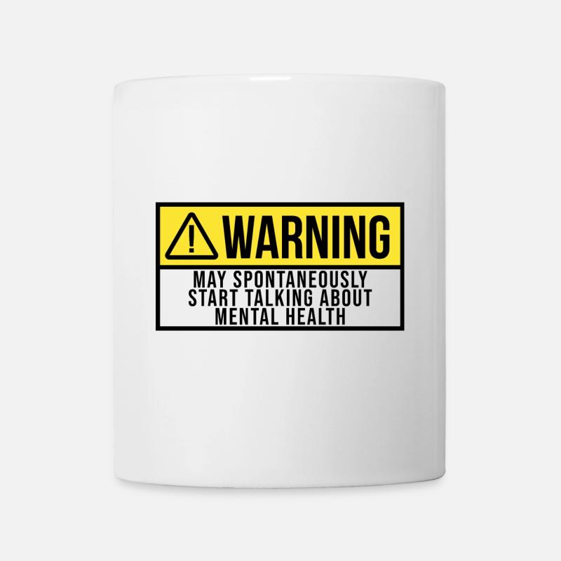 santé mentale - Mug blanc - blanc