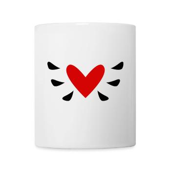 MOM. MOTHER'S DAY. HEART. FEAST. HAPPY BIRTHDAY - Mug - white - Front