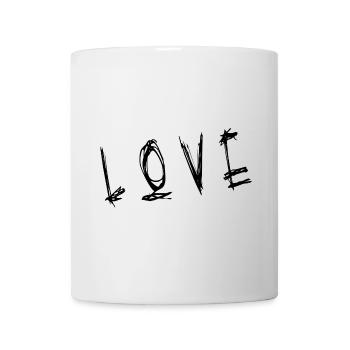 LIEBE. GERADE VERHEIRATET. Junggesellinnenabschied. VALENTINSTAG. PAAR - Tasse - Weiß - Vorne