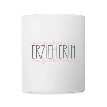 Erzieherin Geschenk Kindergarten KITA Beruf - Tasse - Weiß - Vorne