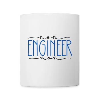 Ingenieur stolze Mama süßes Geschenk - Tasse - Weiß - Vorne