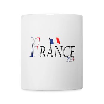 Flag France an elegant patriotic appearance - Mug - white - Front
