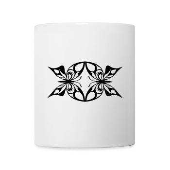 Bonbon papillons. - Mug blanc - blanc - Devant