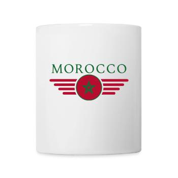 J’aime le Maroc, T-shirt design de style élégance - Mug blanc - blanc - Devant