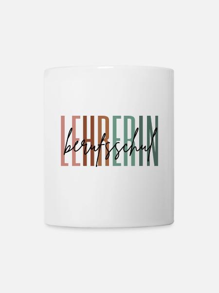 Lehrerin Berufsschule Berufsschullehrerin Geschenk - Tasse - Weiß
