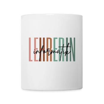Lehrerin Informatik Informatiklehrerin Geschenk - Tasse - Weiß - Vorne