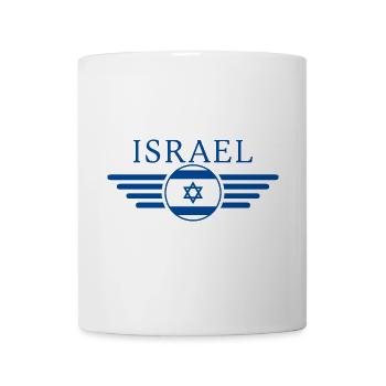 I Love Israel Elegance Style Design T-Shirt - Mug - white - Front