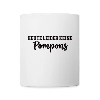 Cheerleaderin Girl Cheerdance Pompons Cheerleading - Tasse - Weiß - Vorne