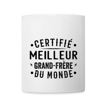 Certified Best Big Brother In The World Big Brother - Mug - white - Front
