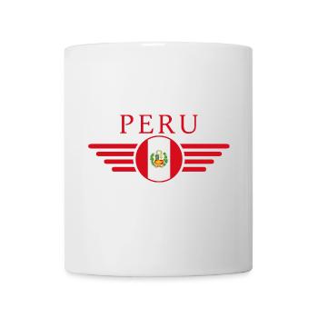I Love Peru, Elegance Style Design T-Shirt - Mug - white - Front